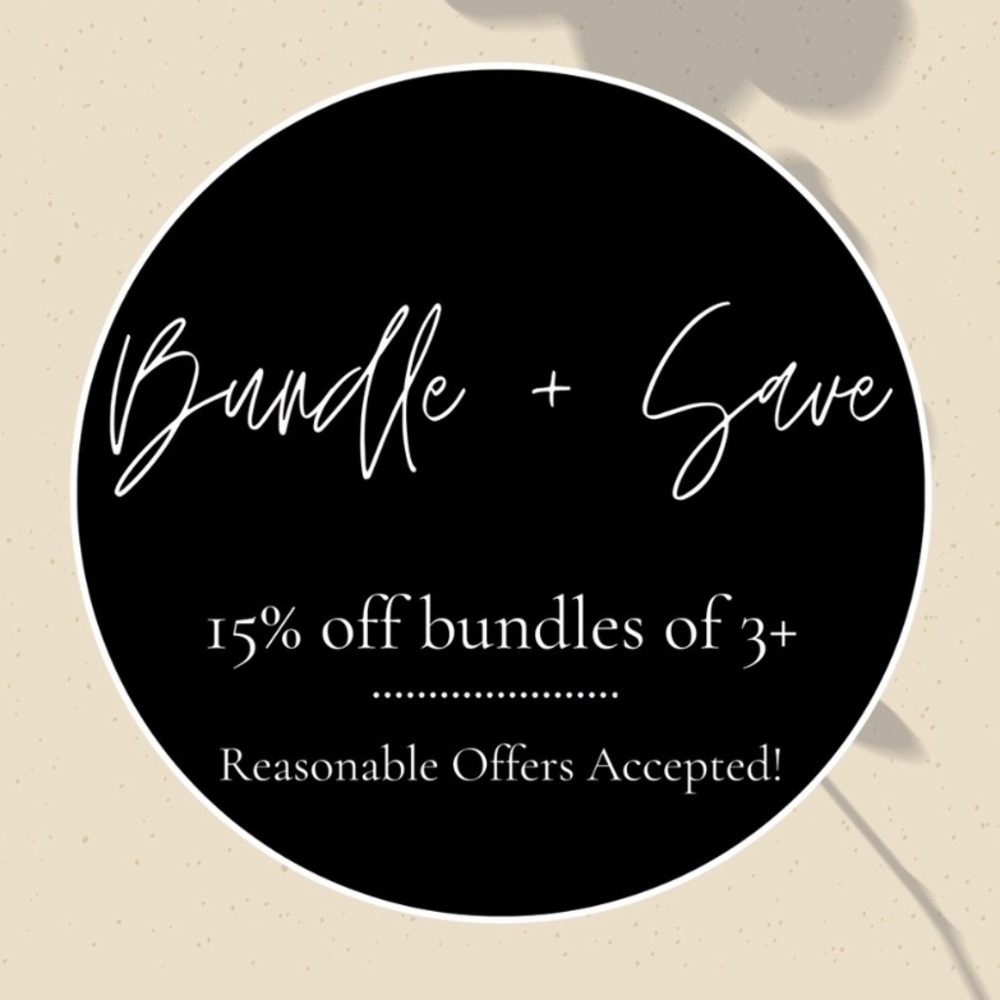 BUNDLE AND SAVE 15%